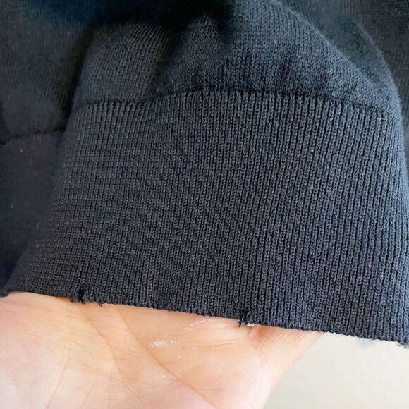 Zadig & Voltaire Miss Love Punk Intarsia black  Sweater Size Small. NWT - Picture 6 of 10